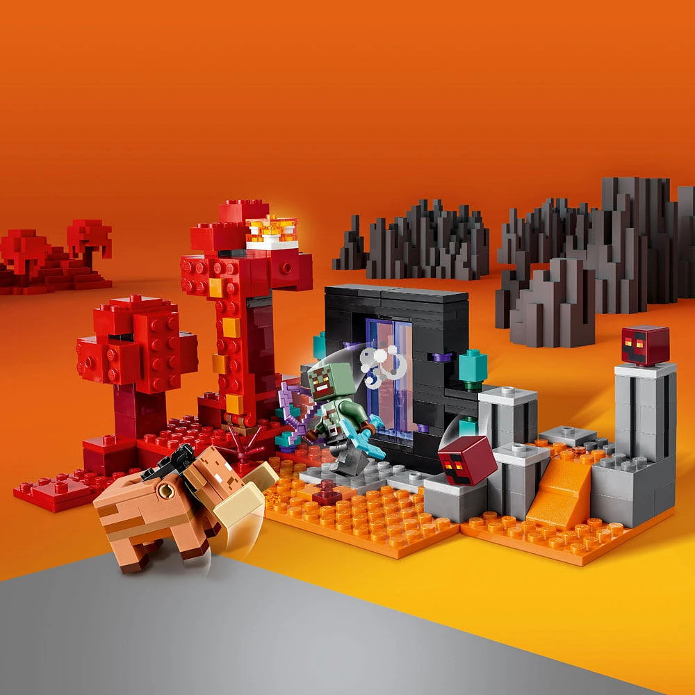 LEGO Minecraft L'embuscade au portail du Nether 21255