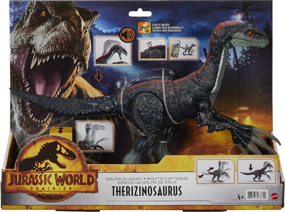 Jurassic World: Dominion Sound Slashin Therizinosaurus Dinosaur Figure 