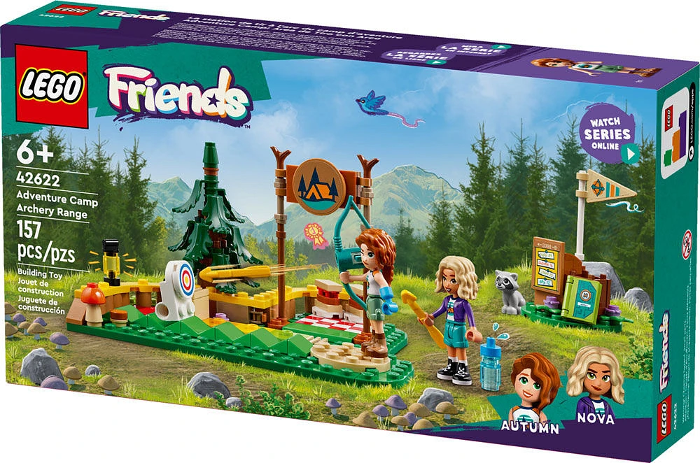 LEGO Friends Adventure Camp Archery Range, Imaginative Role-Play Building Toy for Kids 42622