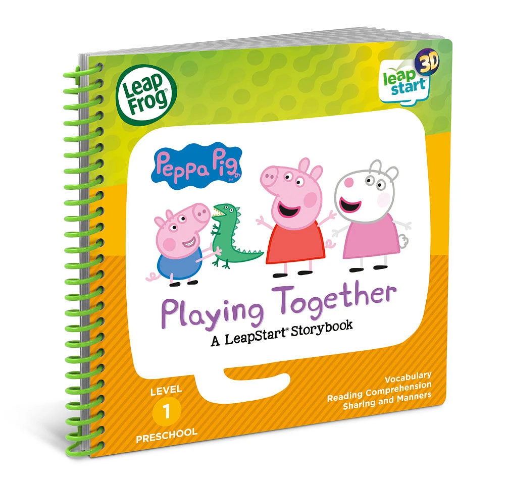 LeapFrog LeapStart 3D Peppa Pig Playing Together Livre d'histoires - Édition anglaise