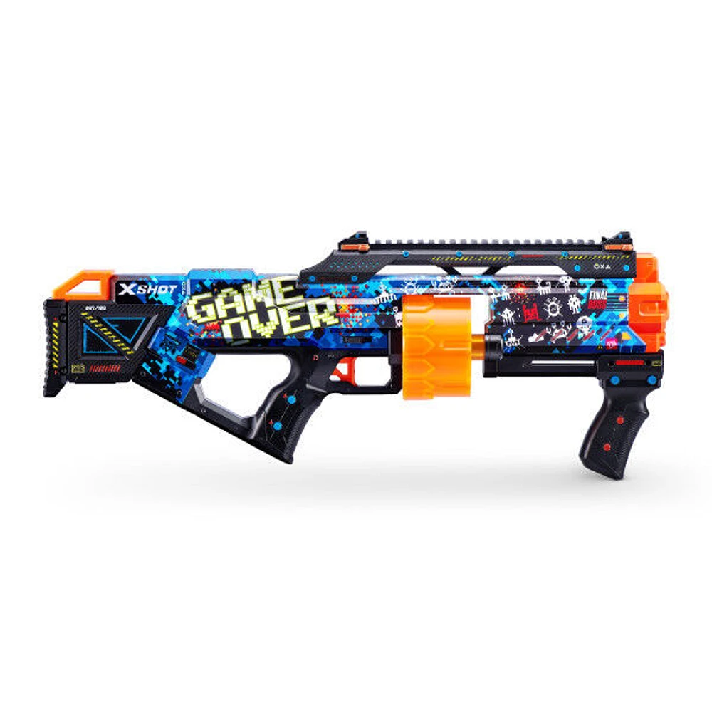 Zuru X-Shot Skins Last Stand Dart Blaster - Game Over (16 Darts)