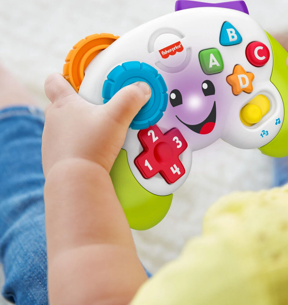 Fisher-Price  Rires et Éveil  Manette de jeu éducative, multilingue