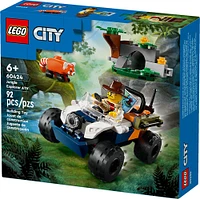 LEGO City Jungle Explorer ATV Red Panda Mission Car Toy, 60424