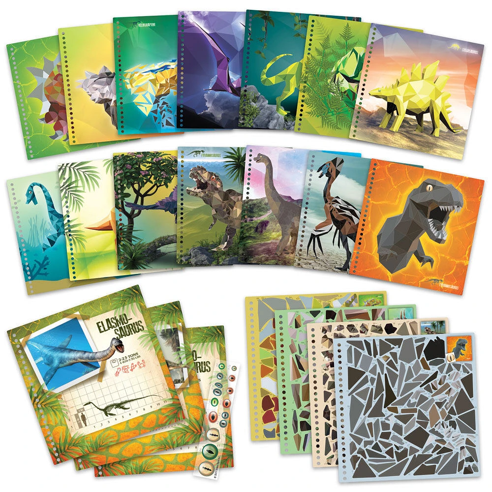 Dinosart - Autocollant par numéro