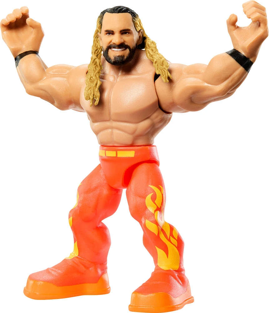 WWE Knuckle Crunchers Coffret de jeu Ring à rebonds et figurine