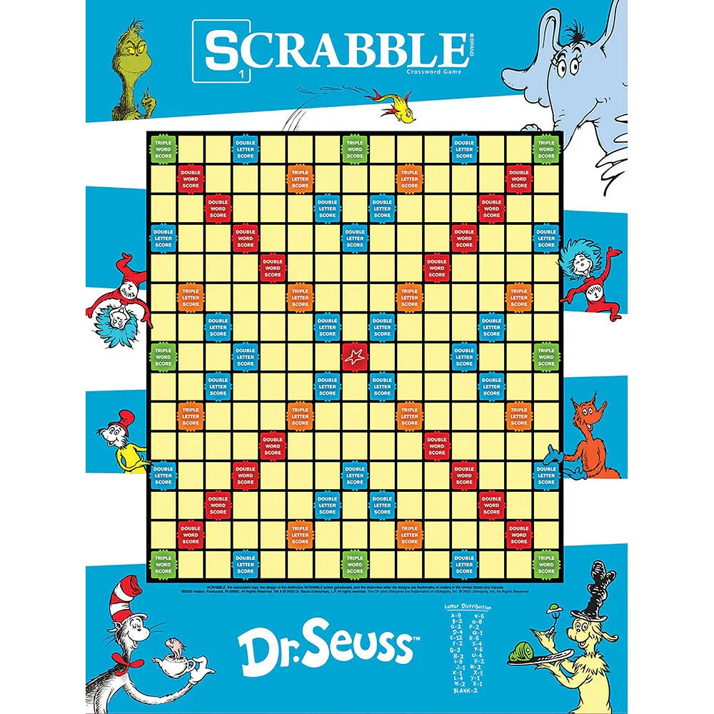 USAopoly SCRABBLE: Dr. Seuss - Édition anglaise