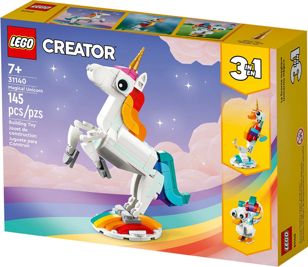 LEGO Creator La licorne magique 31140 Ensemble de jeu de construction (145 pièces)