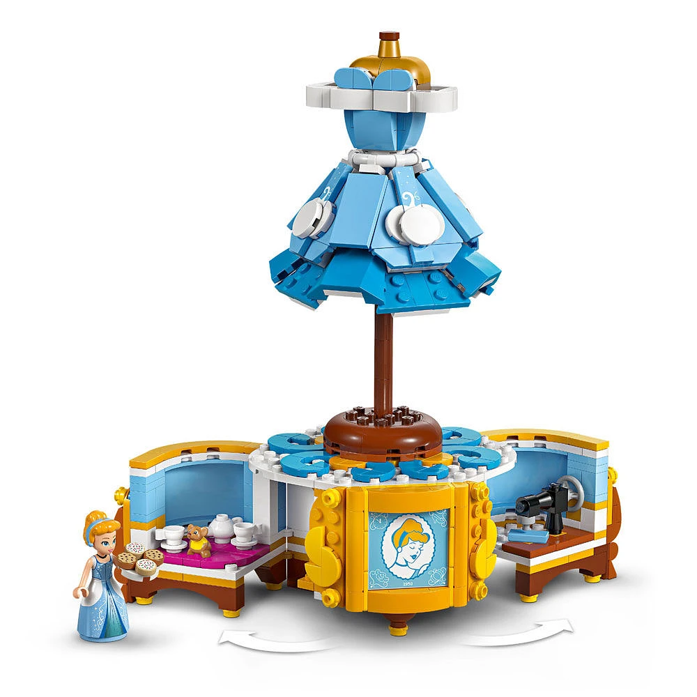 LEGO l Disney Princess La robe de Cendrillon, Ensemble de construction avec personnage pour jeu de simulation 43266