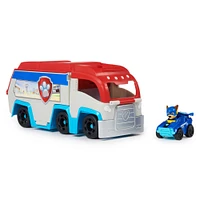 PAW Patrol : La Super Patrouille le film, Pup Squad PAW Patroller, avec Chase Super Patrouille à collectionner et voiture Pup Squad