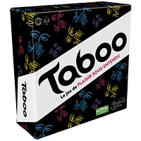 Jeu Taboo classique, jeu de mots à deviner, jeu de groupe pour ados et adultes, jeu de société pour 4 joueurs et plus - Édition française