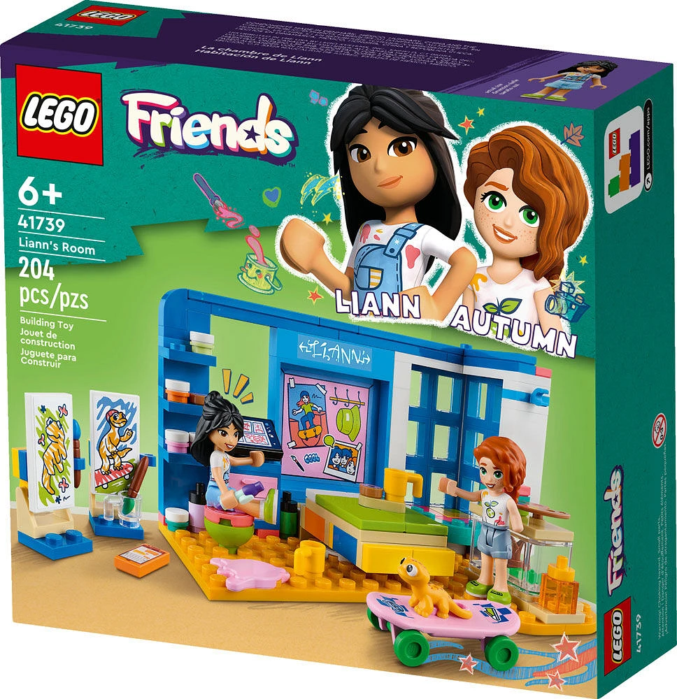 LEGO Friends Liann's Room 41739 Building Toy Set (204 Pieces)