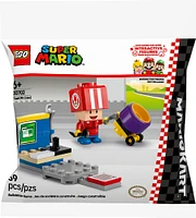 LEGO Super Mario Kart - Toad (Pit Crew) Building Toy - Includes a Toad Figure - 30702