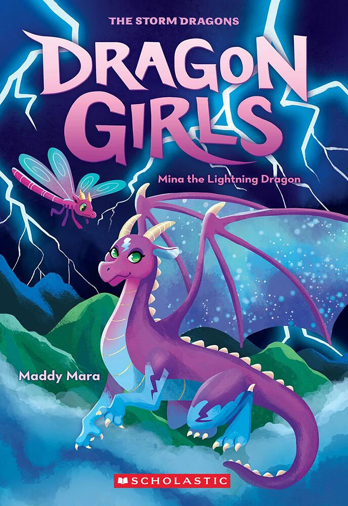 Mina the Lightning Dragon (Dragon Girls #14) - Édition anglaise