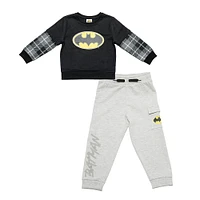 Batman - 2 Piece Combo Set - Black and Grey Heather - Size 3T - Toys R Us Exclusive