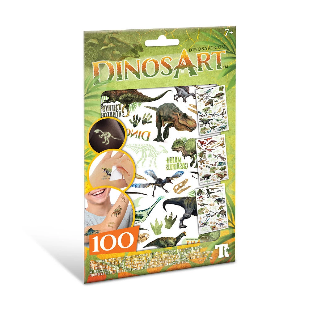 Dinosart - Tatouages temporaires