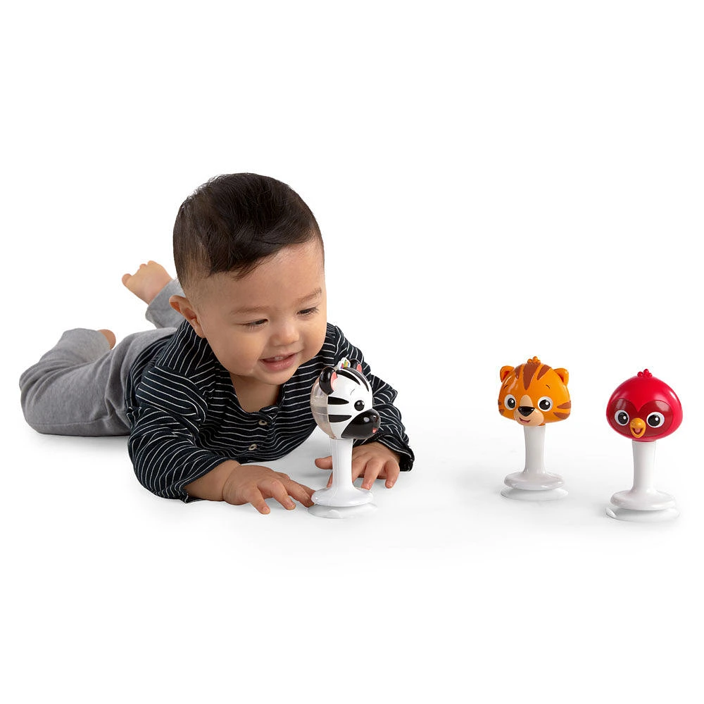 Rattle & Jingle Trio Take-Along Toy Musical Rattle Set