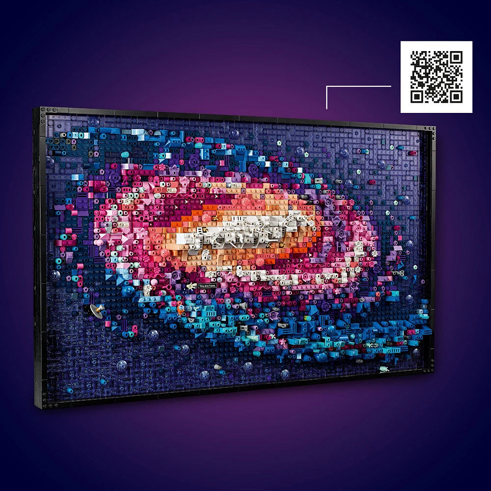 LEGO Art The Milky Way Galaxy Wall Art Décor Set 31212