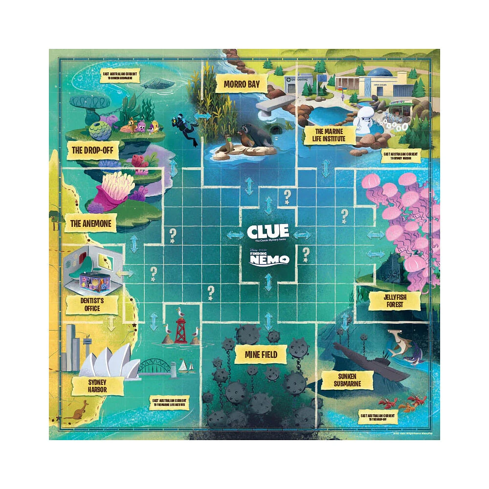 USAopoly CLUE: Finding Nemo - Édition anglaise