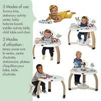Tiny Love 5-in-1 Here I Grow Stationary Activity Center - Black & White Décor Collection