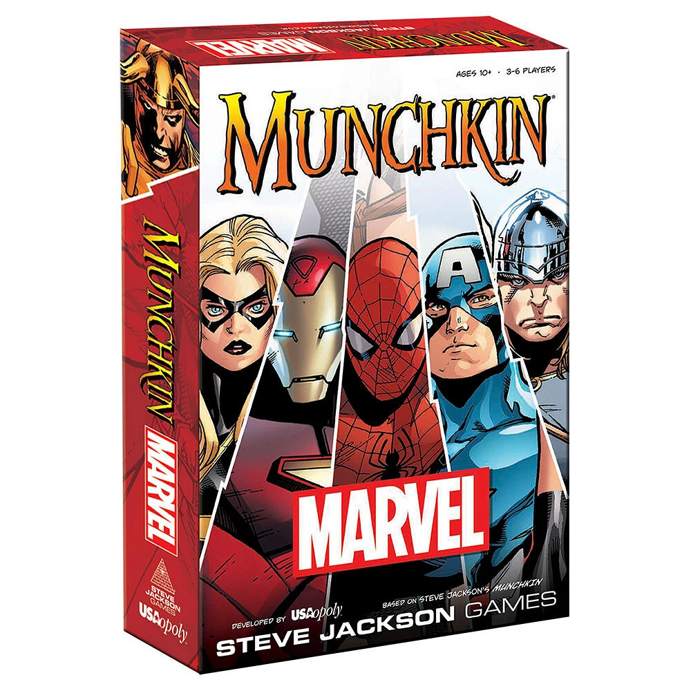 USAopoly MUNCHKIN: Marvel Edition - English Edition