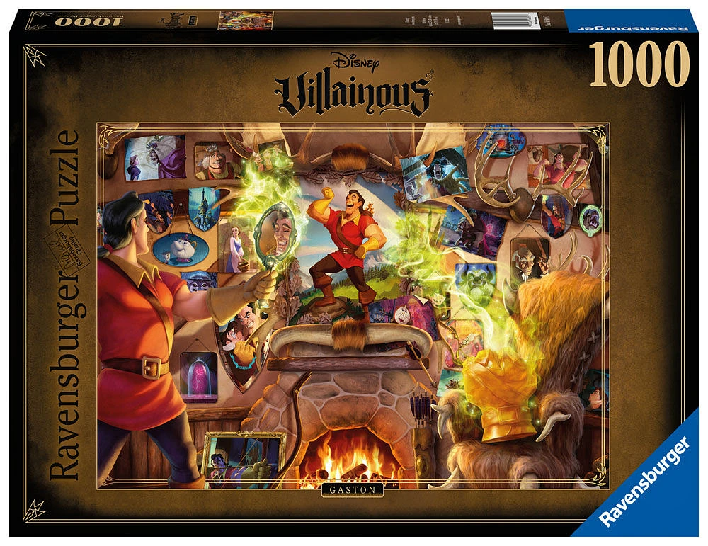 Ravensburger Disney Villainous: Gaston 1000-Piece Jigsaw Puzzle