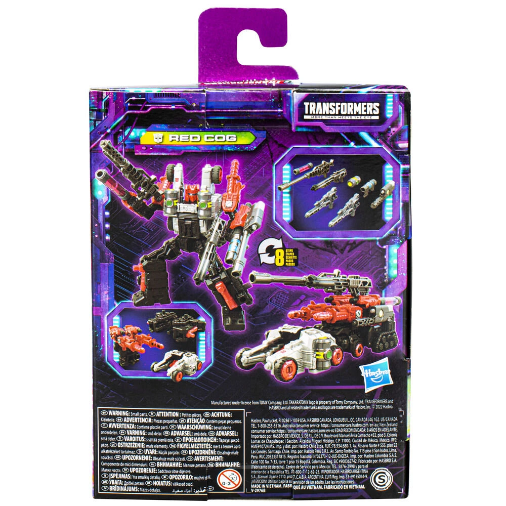 Transformers Toys Generations Legacy Deluxe Red Cog Weaponizer Action Figure, 5.5-inch - R Exclusive
