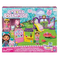 Gabby's Dollhouse Kitty Fairy Garden Party, 18-Piece Playset with 3 Toy Figures, Surprise Toys and Dollhouse Accessories