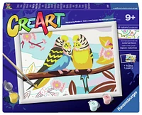 CreArt RNA Lovely Budgies  - Paint by numbers