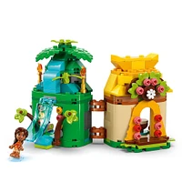 LEGO Disney Les jeux de Moana sur l'île, Modèle à construire avec maison pour minipoupée 43260