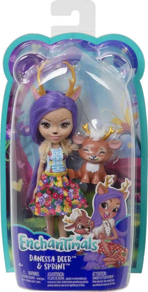 Mini-poupée Enchantimals Danessa Biche et son Ami Sprint le Cerf - Notre exclusivité