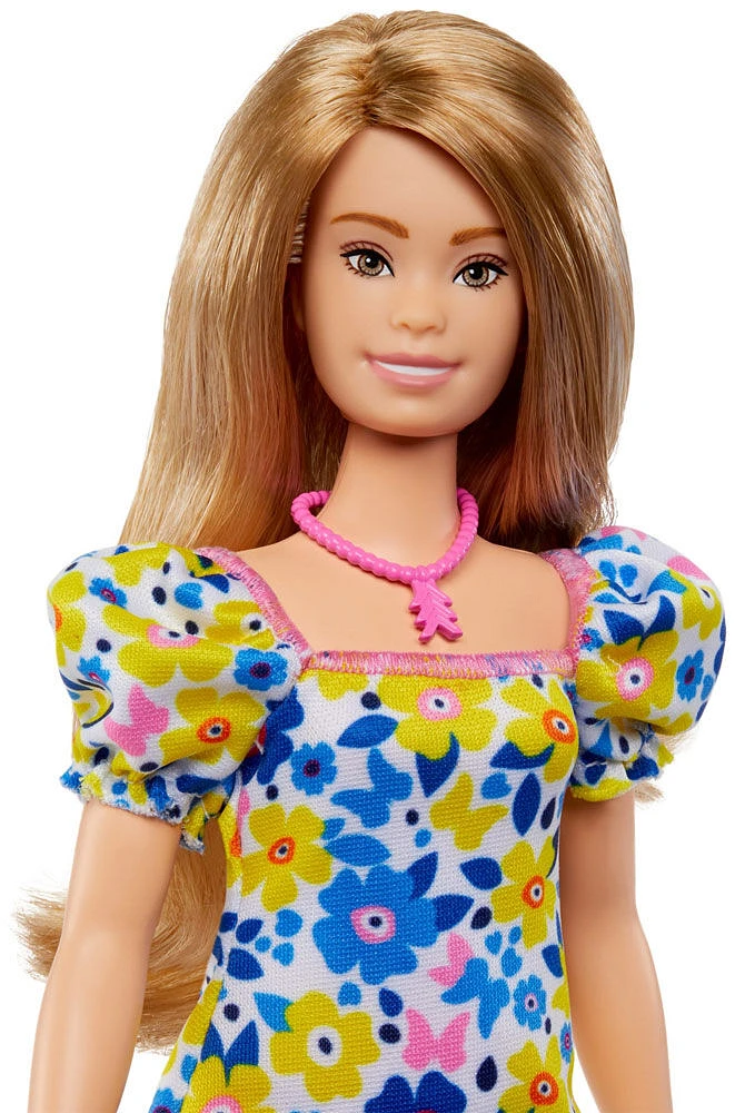 Barbie Fashionistas Doll #208, Barbie Doll with Down Syndrome Wearing Floral Dress