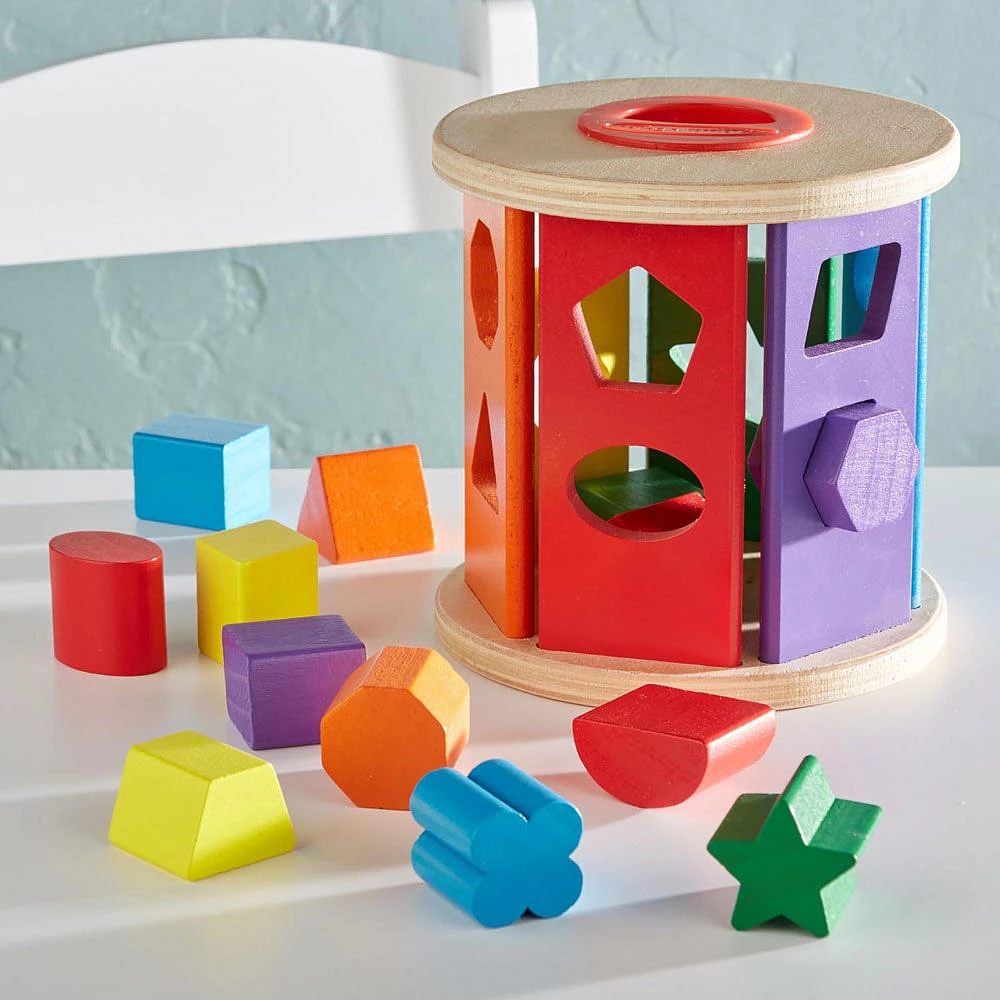 Melissa and Doug - Match & Roll Shape Sorter