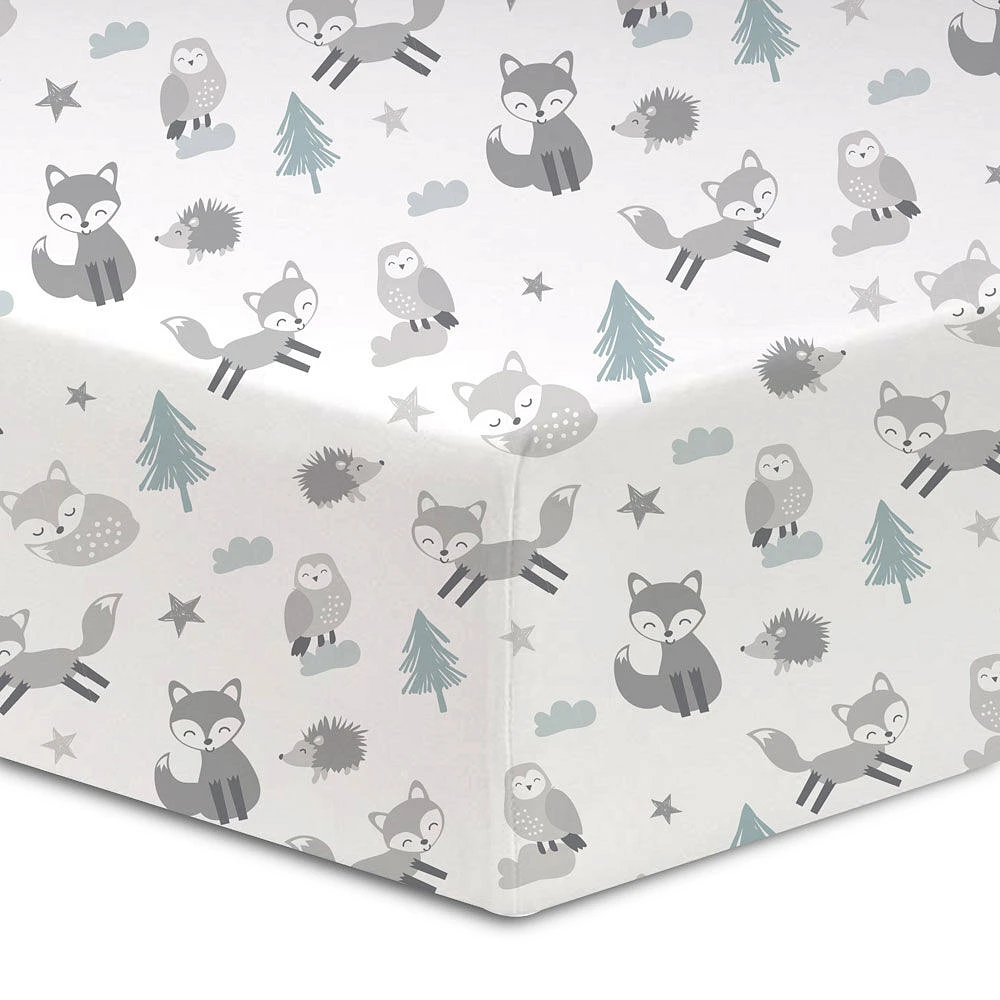 Koala Baby Lot de 1 drap en flanelle Fox Island