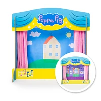 Théâtre Maison De Jeu Peppa Pig Avec 2 Marionnettes