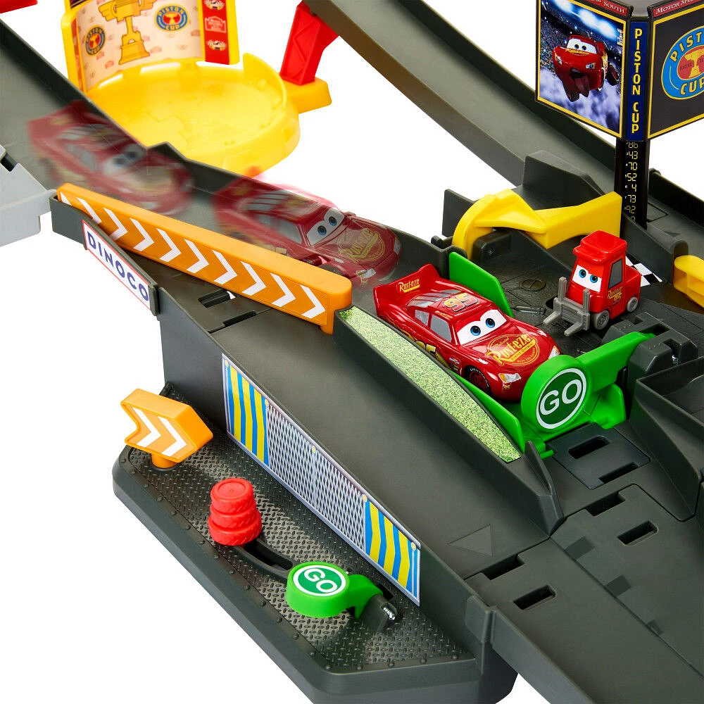 Disney and Pixar Cars Piston Cup Action Speedway Playset