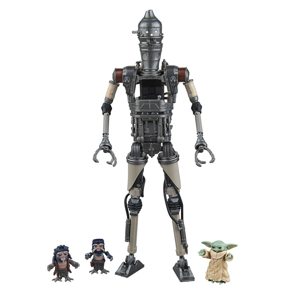 Star Wars The Black Series, pack de 2 figurines Deluxe de collection IG-12 et Grogu échelle 15 cm, Star Wars: The Mandalorian