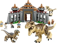LEGO Jurassic Park Visitor Center: T. rex & Raptor Attack 76961 (693 Pieces)