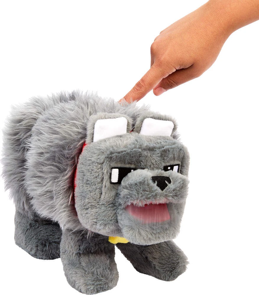 Minecraft-Peluche Dennis le Loup-Inspirée du film