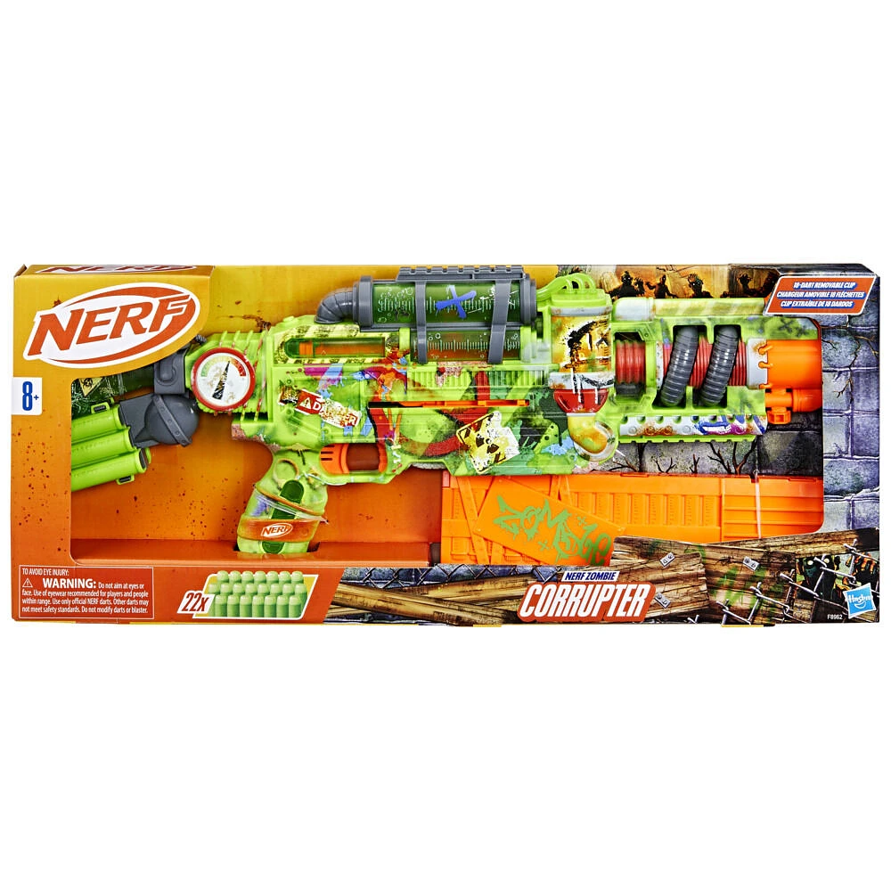 Nerf Zombie Corrupter, blaster à fléchette