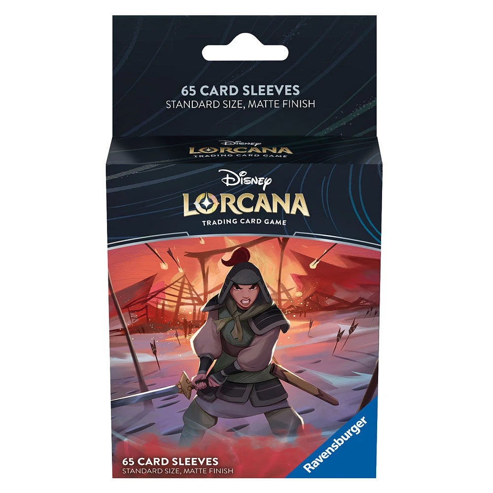 Lorcana Rise of the Floodborn Mulan Card Sleeve