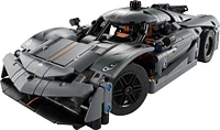 LEGO Technic Koenigsegg Jesko Absolut Gray Hypercar Building Set for Kids 42173