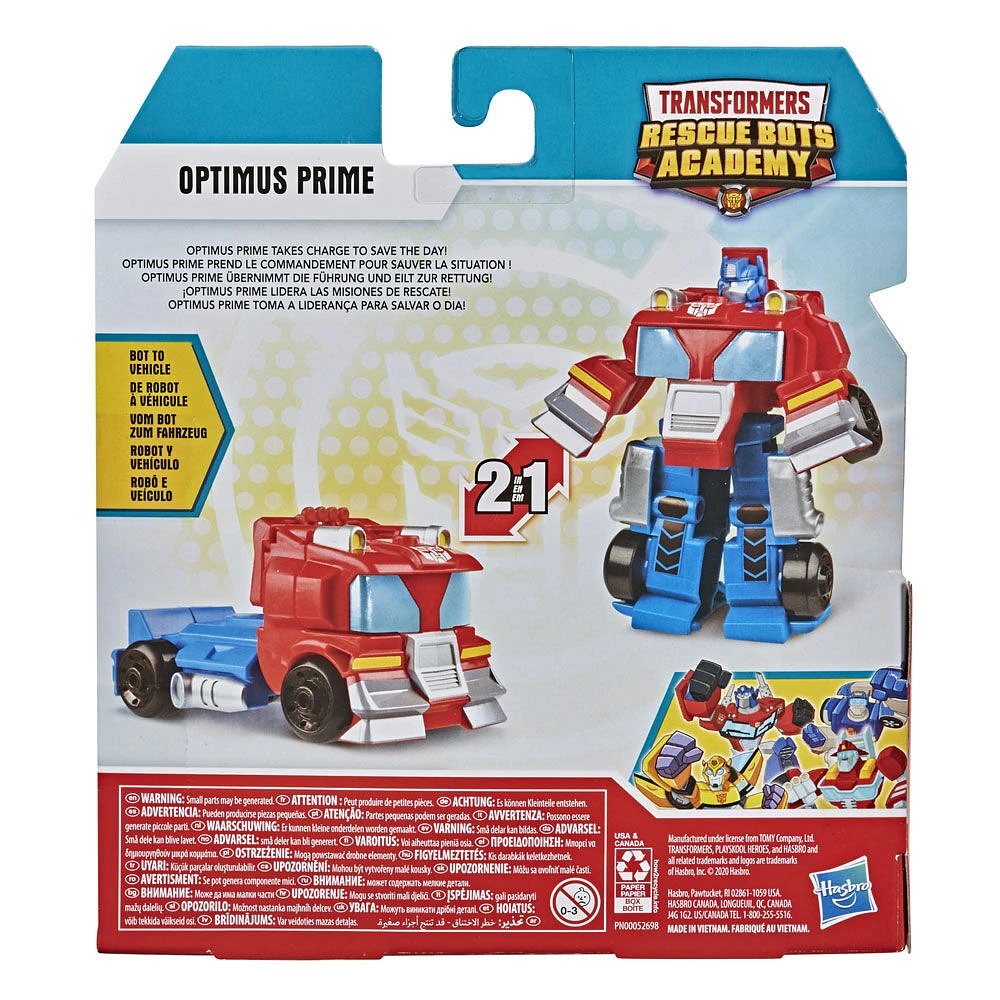 Playskool Heroes Transformers Rescue Bots Academy Classic Heroes Team Optimus Prime