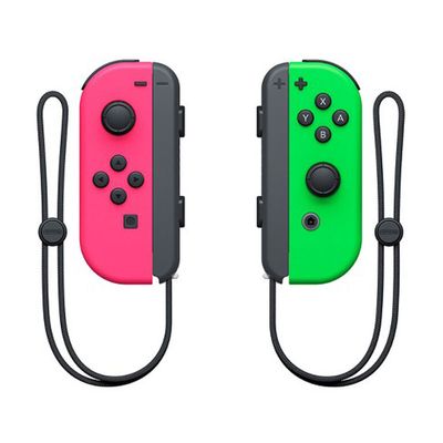 Nintendo Switch - Left and Right Joy-Con Controllers - Neon Pink / Neon Green Joy-Con (L/R)