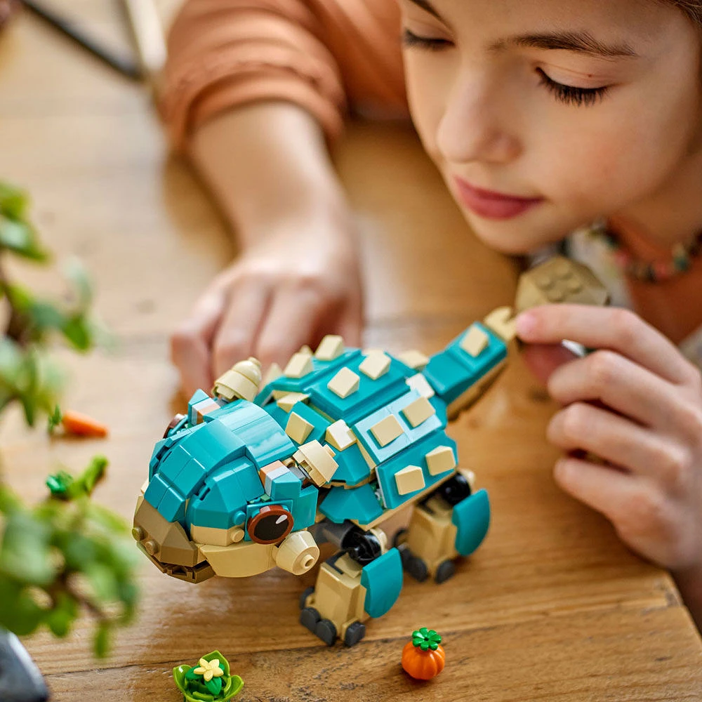 Jouet LEGO Jurassic World Bébé Petite Bosse : L'ankylosaurus 76962