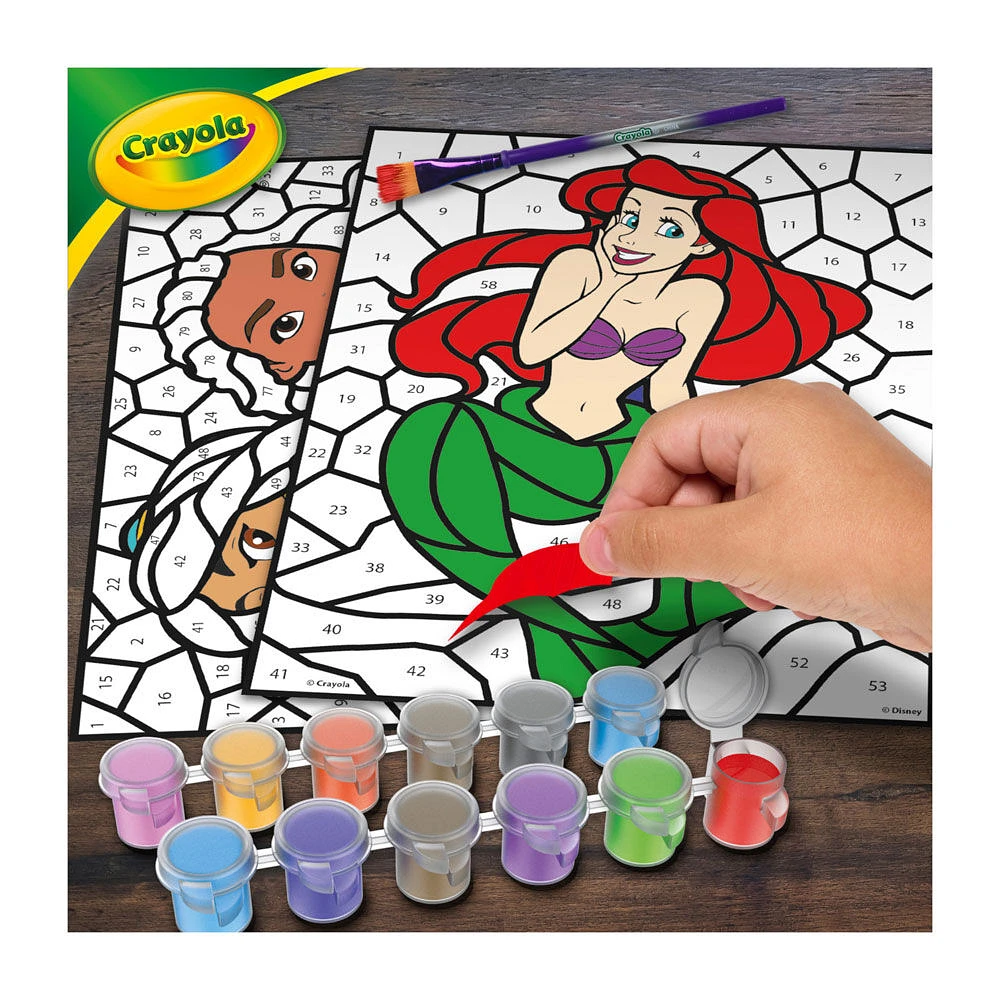 Crayola Paint & Peel Mosaic Stickers Kit, Disney Princess