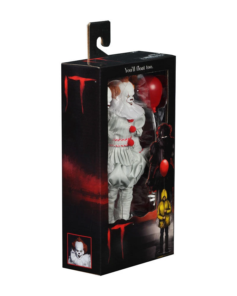 IT- 8" Clothed Action Figure- Pennywise (2017)