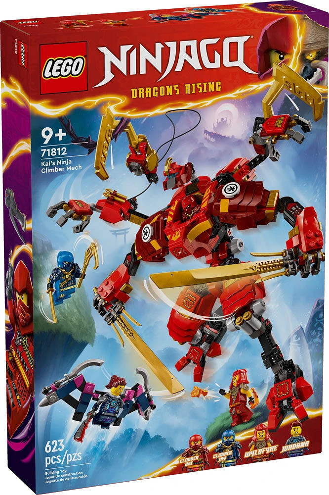 Ensemble de jouet LEGO NINJAGO Le robot grimpeur ninja de Kai 71812