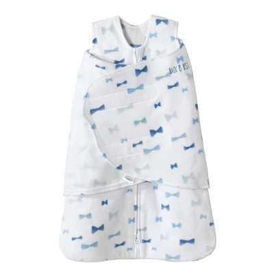 HALO SleepSack Swaddle - Micro Toison - Blue Bowties - Petit.
