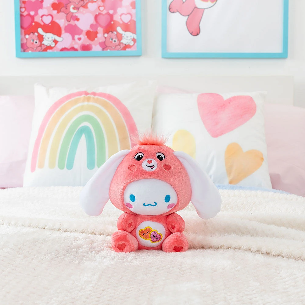 Care Bears Hello Kitty, Cinnamoroll As Love-A-Lot Bear