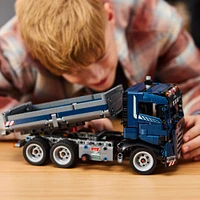 LEGO Technic Le camion à benne basculante, Ensemble de jouet pour enfants, Véhicule de construction bleu 42203